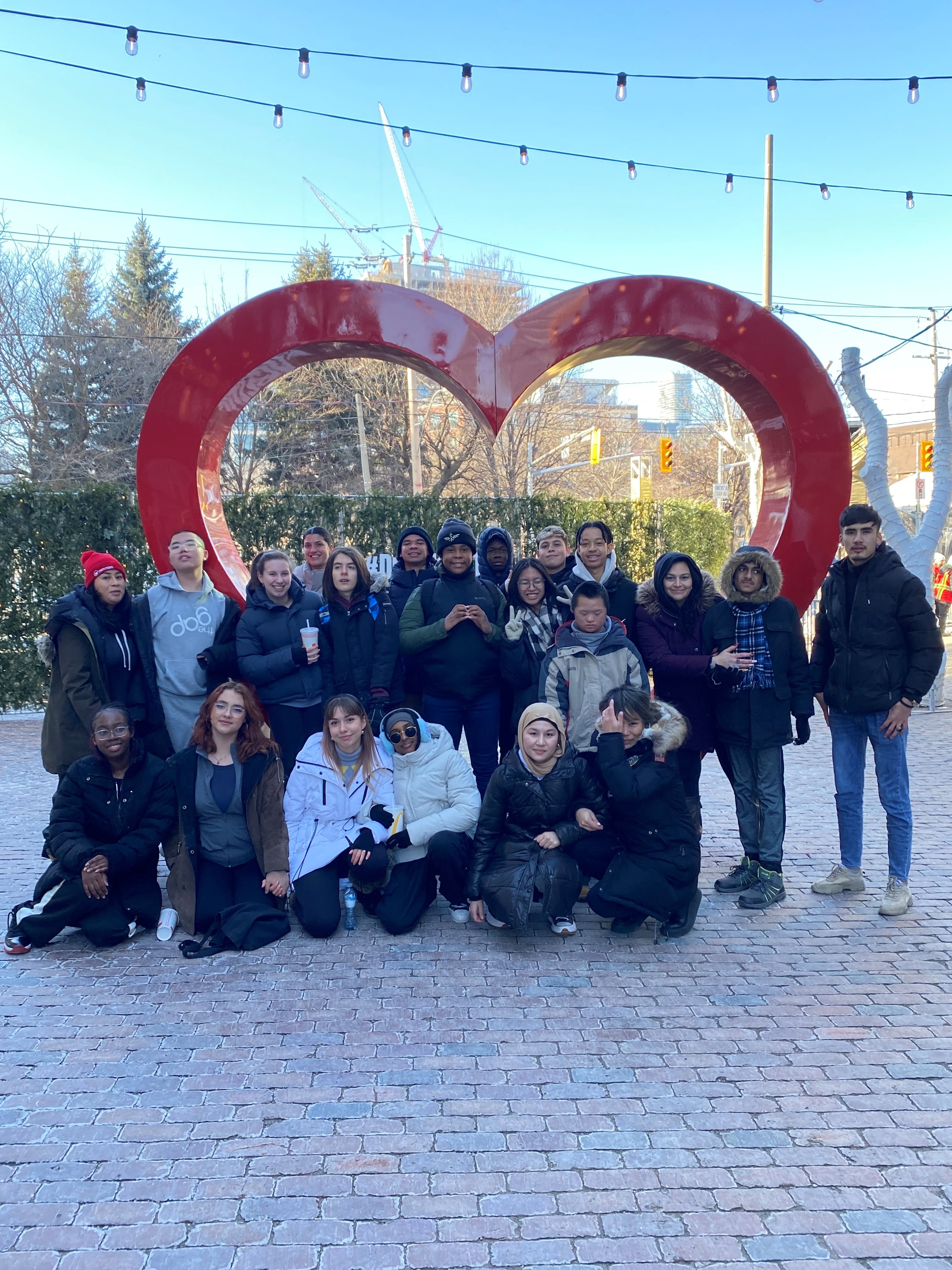 Trip to the Distillery District with our Leadership Class Open Gallery